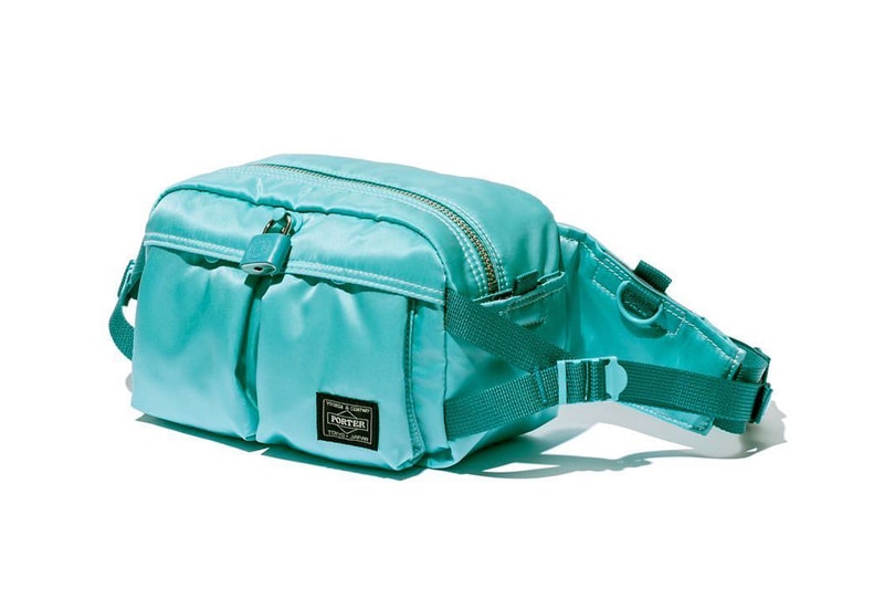 PORTER Yoshida Co Official Readies Tiffany Esque 2 Way Tool Bag Waist Bag Helmet Bag Shoulder Bag Vertical Shoulder Bag TURQUOISE Bag Series release info date price