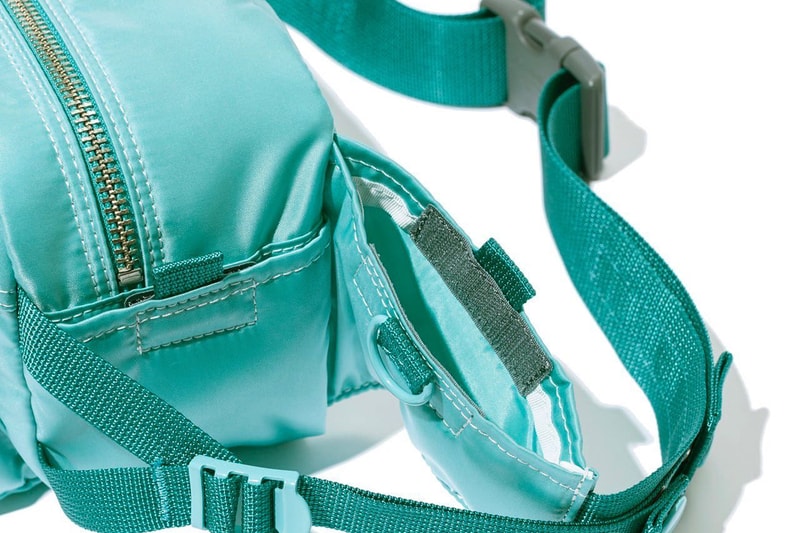 PORTER Yoshida Co Official Readies Tiffany Esque 2 Way Tool Bag Waist Bag Helmet Bag Shoulder Bag Vertical Shoulder Bag TURQUOISE Bag Series release info date price