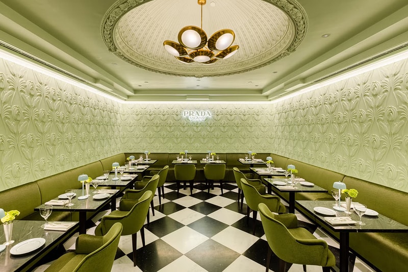 Prada Cafe Opens in Harrods Announcement