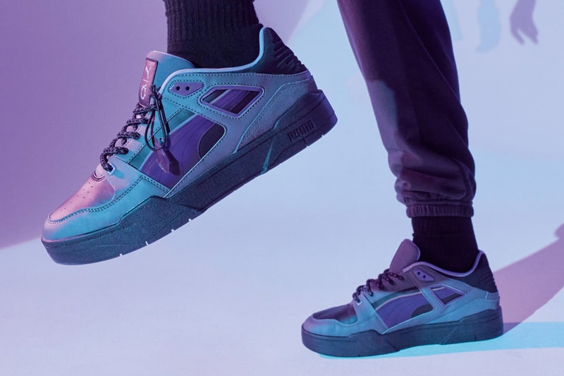 PUMA FINAL FANTASY XIV Online Slipstream RS-X Sneakers Unboxing white blue black purple esports gaming 