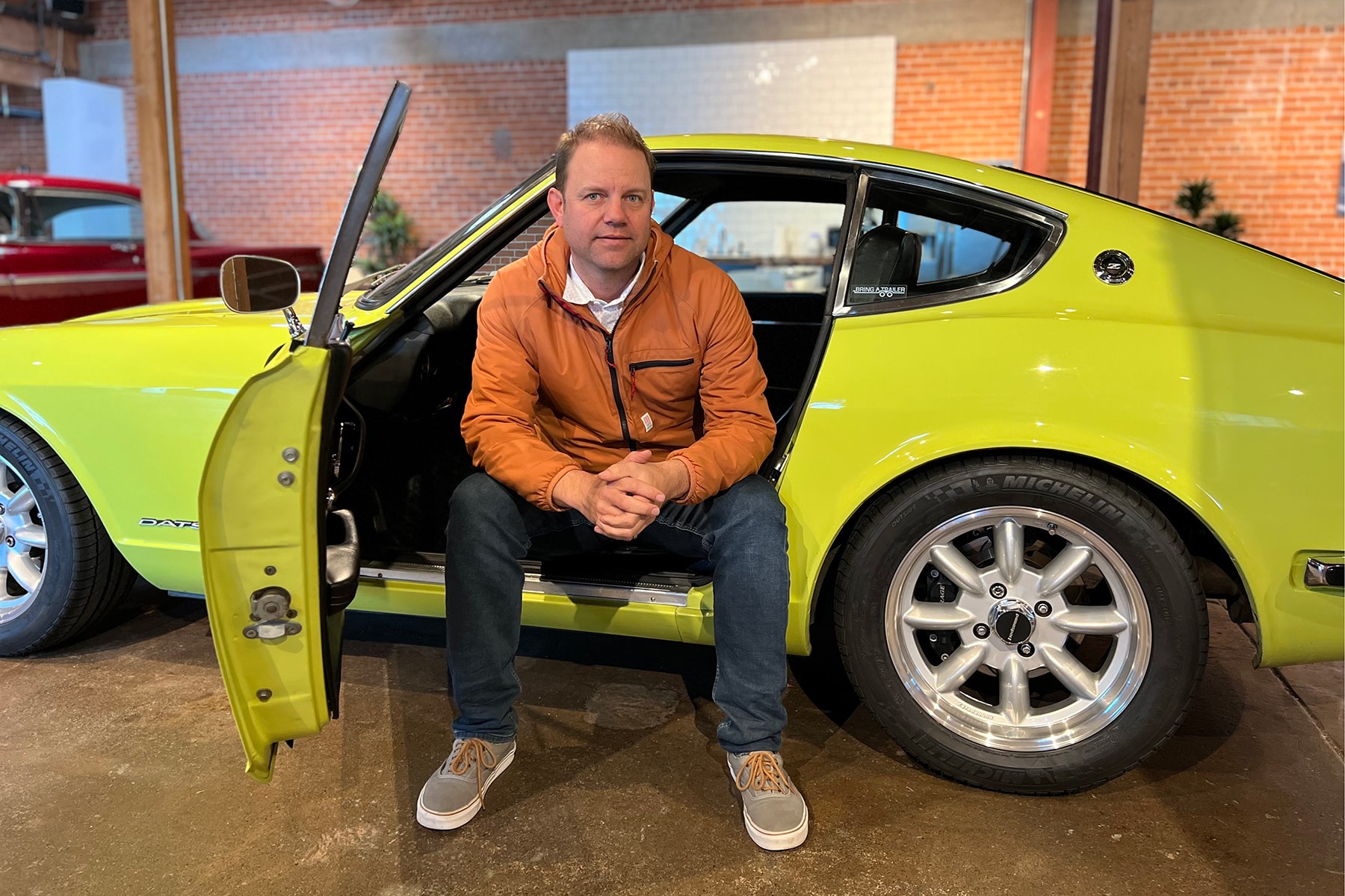 Randy Nonnenberg of Bring a Trailer and his Datsun Z drivers hypebeast car club