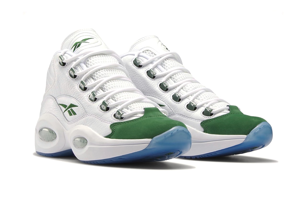 reebok question mid green toe ID6690 release date info store list buying guide photos price 