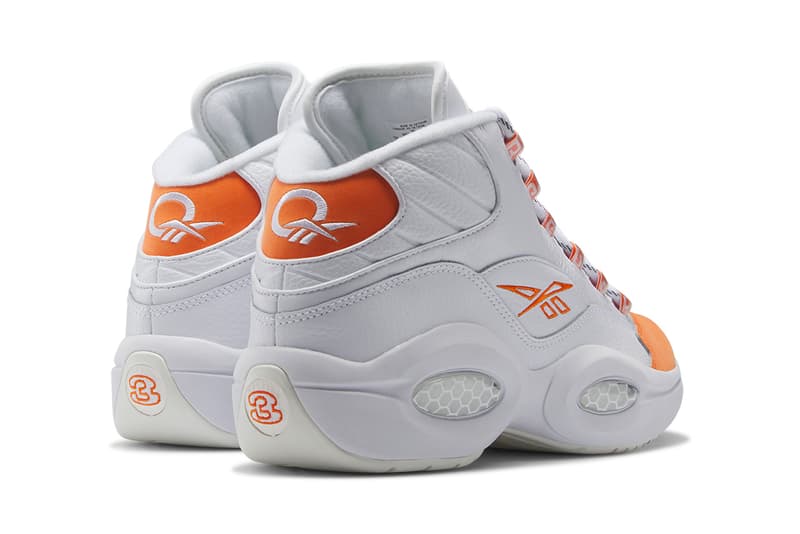 reebok question mid orange toe white HR1049 release date info store list buying guide photos price allen iverson