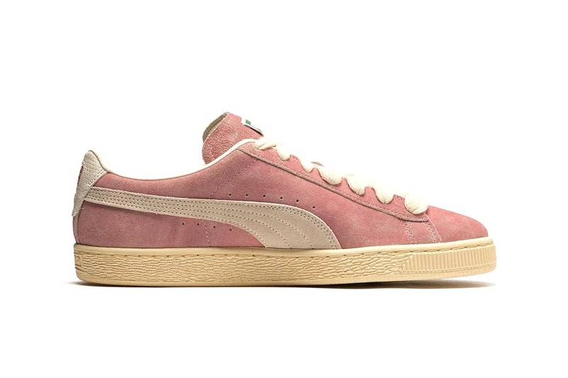 Official Look at the Rhuigi x Puma Suede "B-Boy" In Celebration of 50 Years of Hip-Hop release date april 1 april fools 391333-01 American Beauty/Pristine millennial pink 