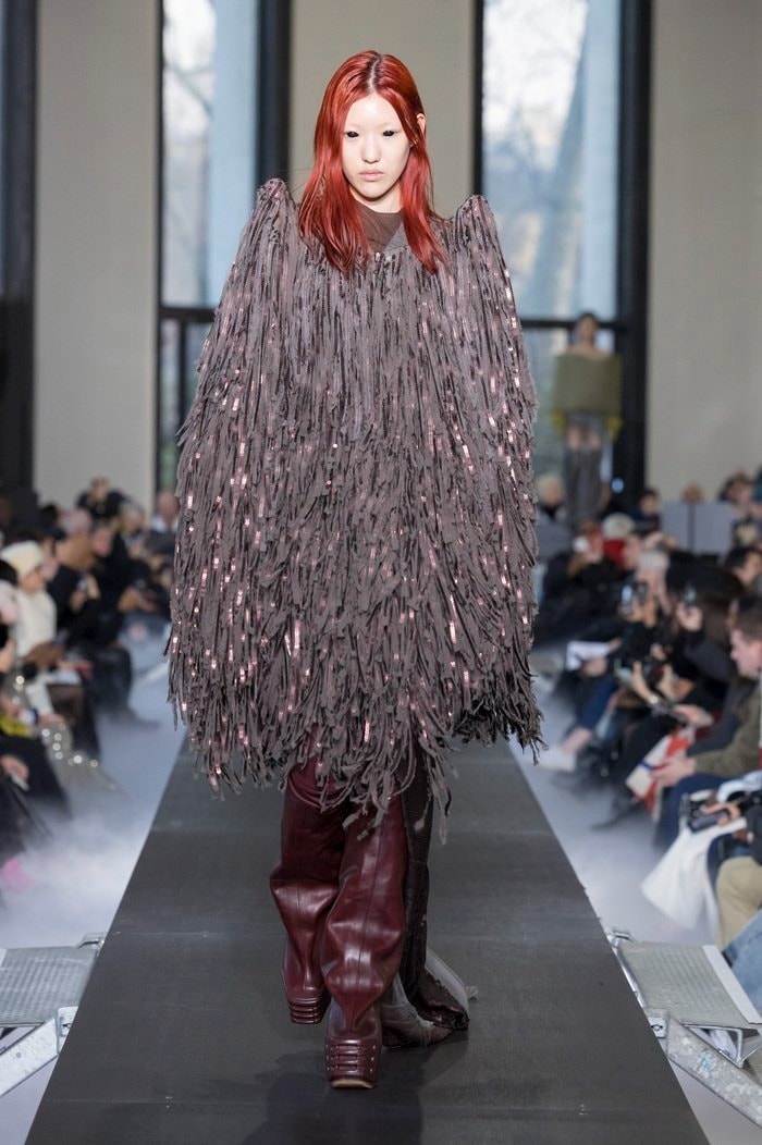 Rick Owens sets runway on fire at Paris Fashion Week show