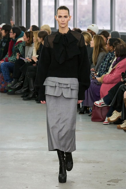 Sacai осень-зима 2023 Неделя моды в Париже pfw fw23 chitose abe женская одежда показ на подиуме мужская одежда