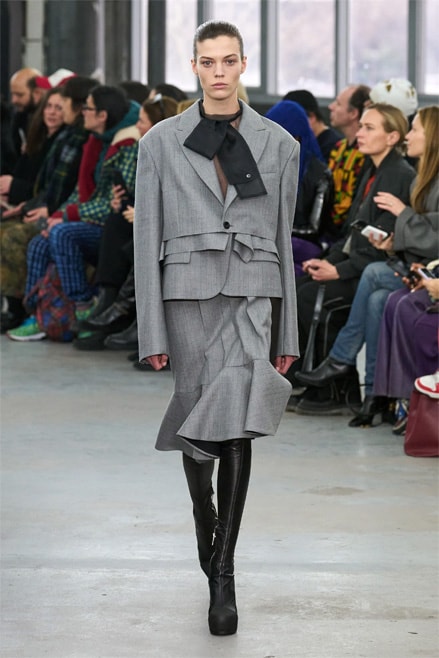 Sacai осень-зима 2023 Неделя моды в Париже pfw fw23 chitose abe женская одежда показ на подиуме мужская одежда