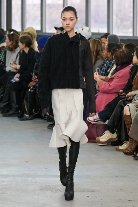 Sacai осень-зима 2023 Неделя моды в Париже pfw fw23 chitose abe женская одежда показ на подиуме мужская одежда