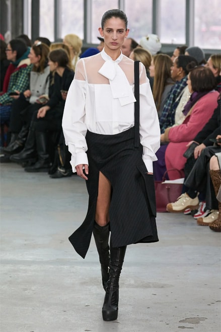 Sacai осень-зима 2023 Неделя моды в Париже pfw fw23 chitose abe женская одежда показ на подиуме мужская одежда