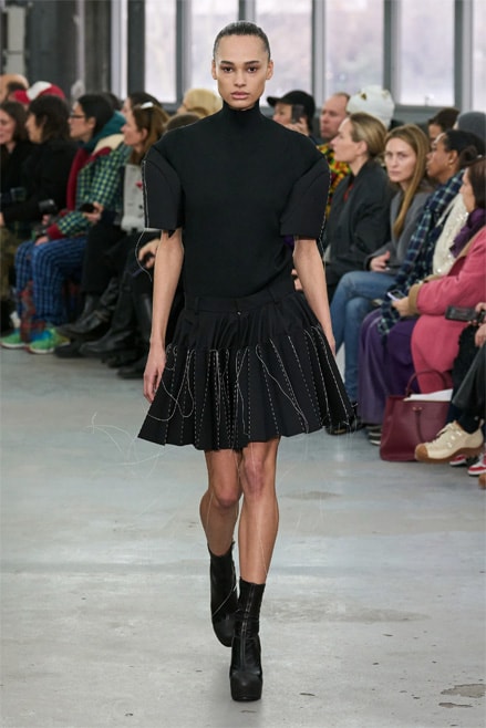 Sacai осень-зима 2023 Неделя моды в Париже pfw fw23 chitose abe женская одежда показ на подиуме мужская одежда