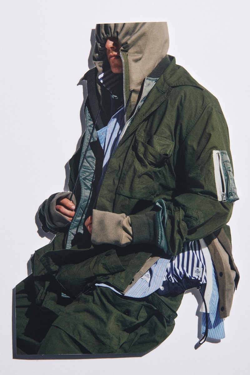 Sacai Announces First Exclusive Collaboration With WTAPS utilitarian chitose abe clothing japanese high luxury streetwear brand