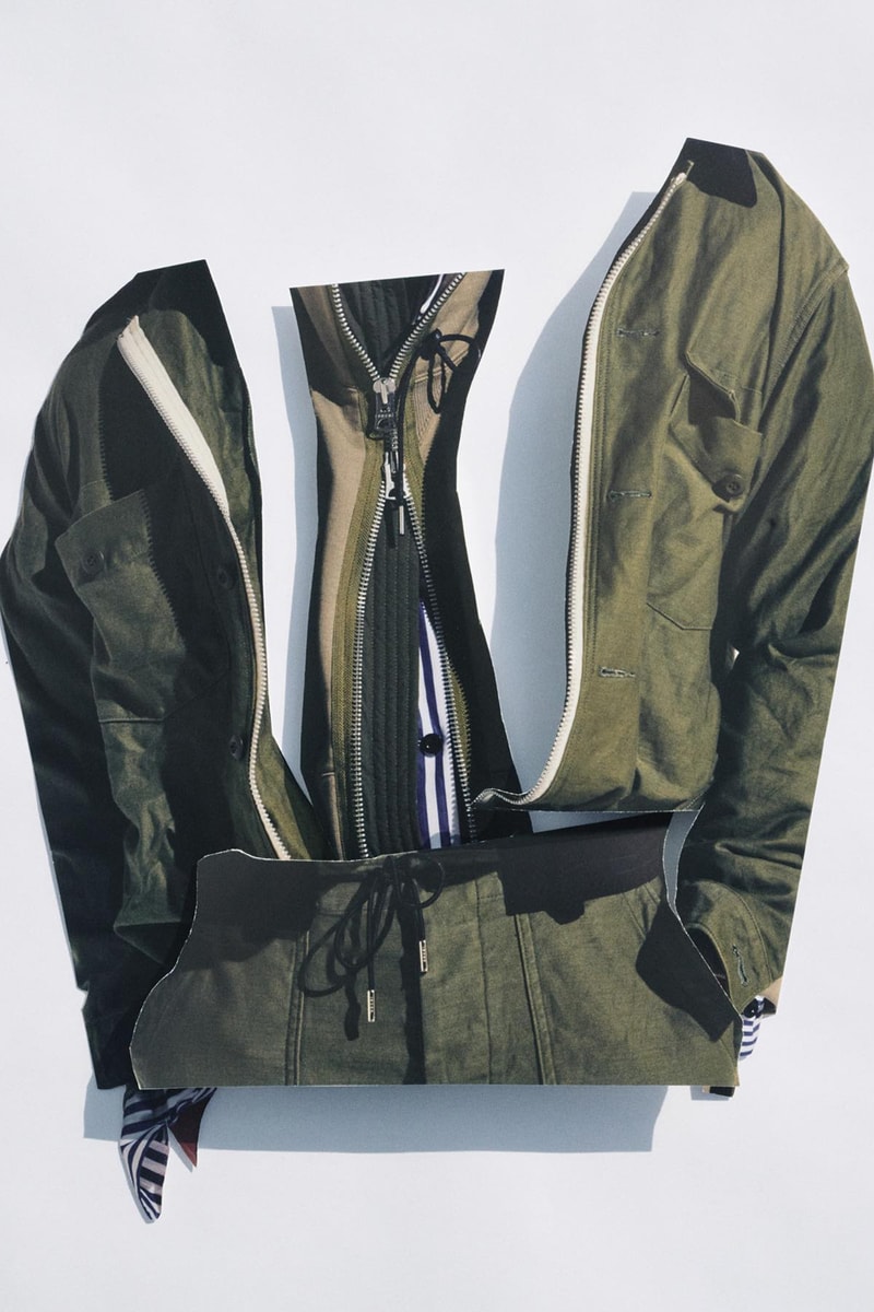 Sacai Announces First Exclusive Collaboration With WTAPS utilitarian chitose abe clothing japanese high luxury streetwear brand