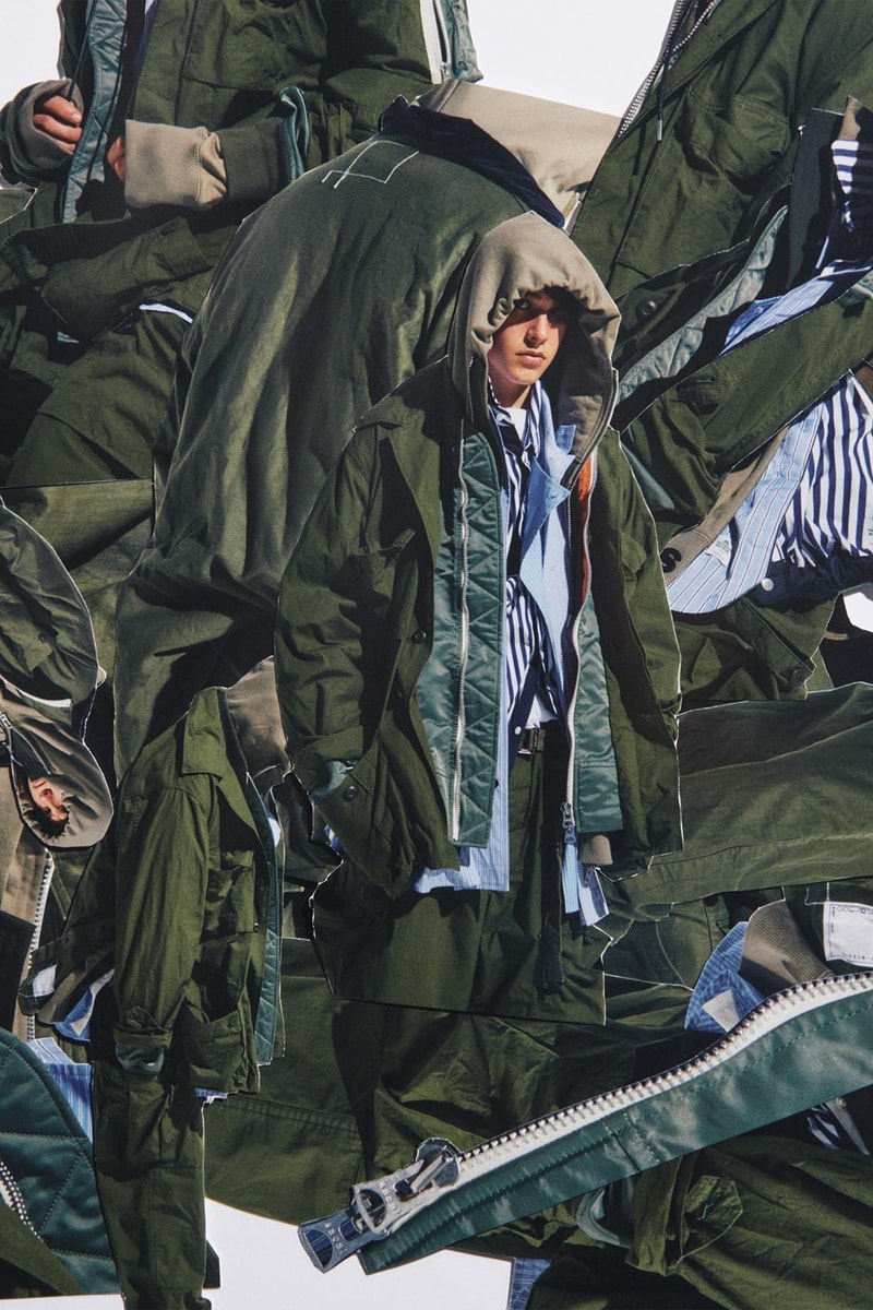Sacai Announces First Exclusive Collaboration With WTAPS utilitarian chitose abe clothing japanese high luxury streetwear brand