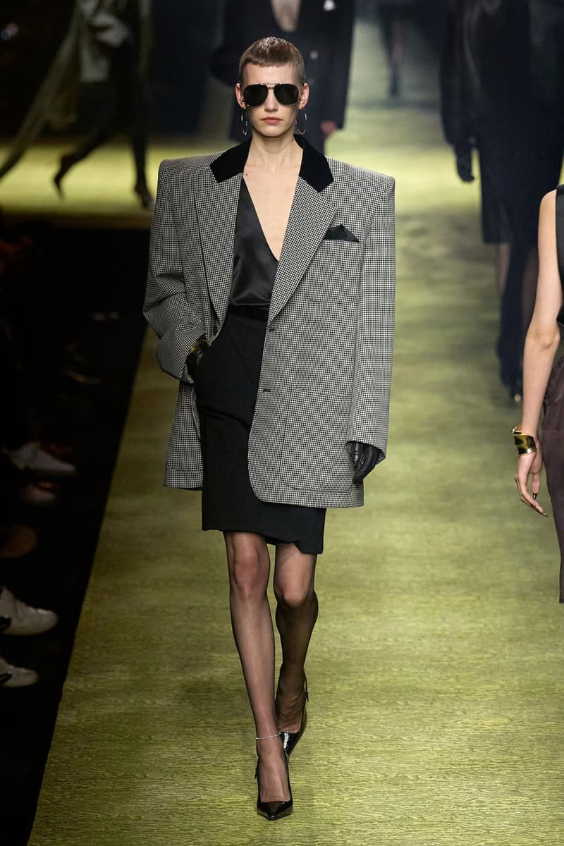 Saint Laurent Winter 2023 Runway Show Anthony Vaccarello Paris Fashion Week FW23 Collection Womenswear PFW