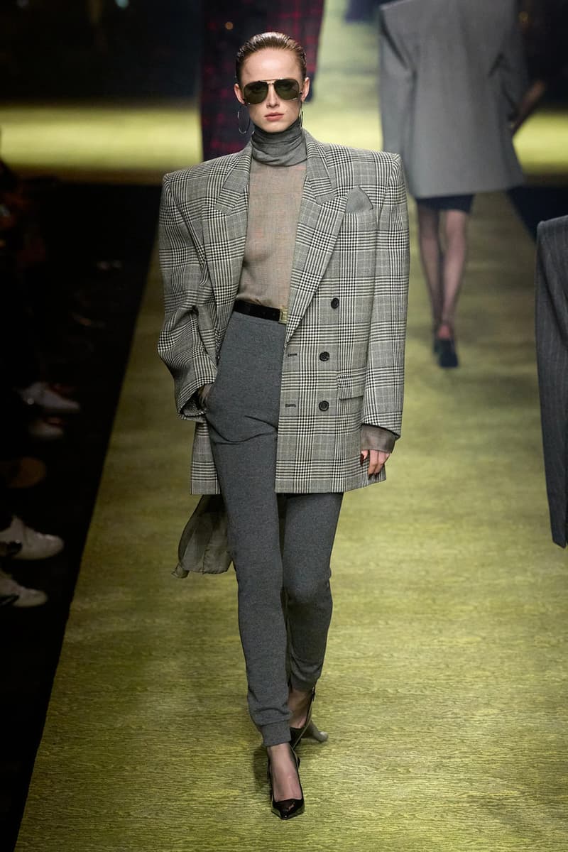 Saint Laurent Winter 2023 Runway Show Anthony Vaccarello Paris Fashion Week FW23 Collection Womenswear PFW