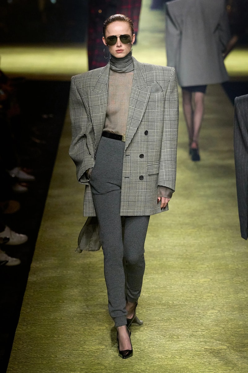 Saint Laurent Winter 2023 Runway Show Anthony Vaccarello Paris Fashion Week FW23 Collection Womenswear PFW