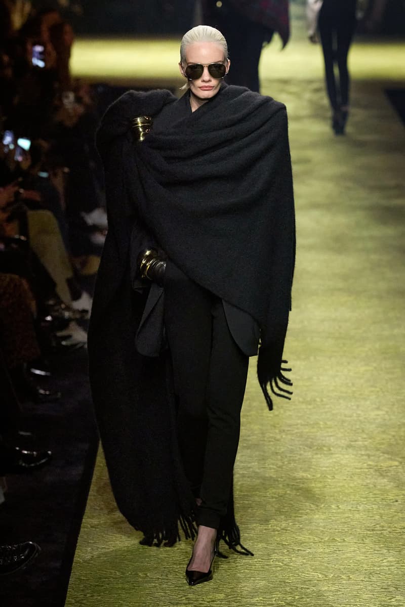 Saint Laurent Winter 2023 Runway Show Anthony Vaccarello Paris Fashion Week FW23 Collection Womenswear PFW