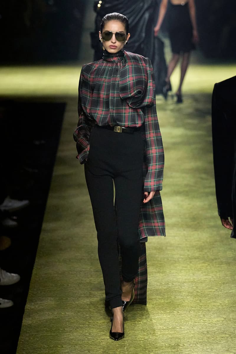 Saint Laurent Winter 2023 Runway Show Anthony Vaccarello Paris Fashion Week FW23 Collection Womenswear PFW