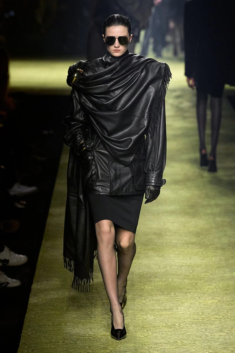 Saint Laurent Winter 2023 Runway Show Anthony Vaccarello Paris Fashion Week FW23 Collection Womenswear PFW