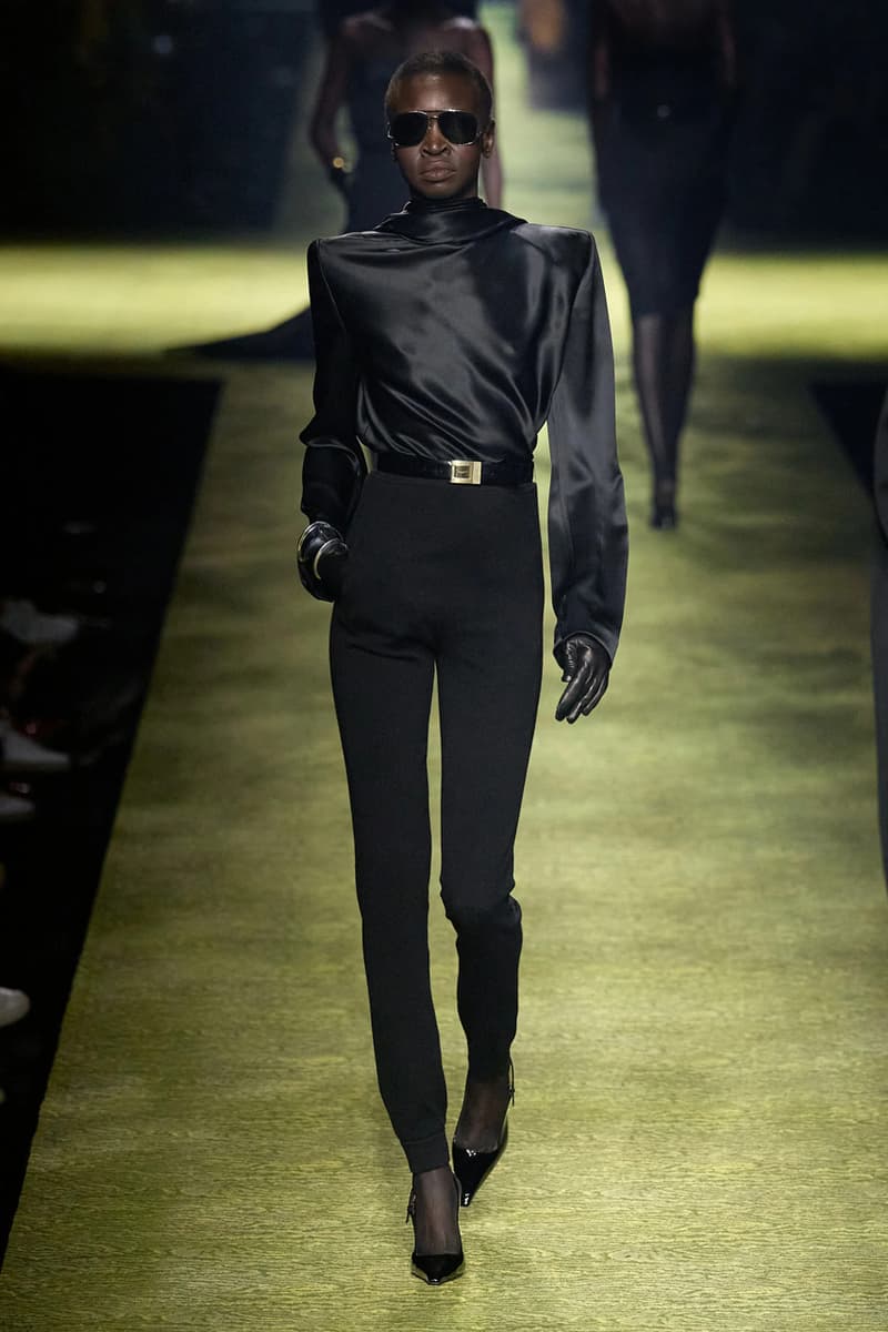 Saint Laurent Winter 2023 Runway Show Anthony Vaccarello Paris Fashion Week FW23 Collection Womenswear PFW