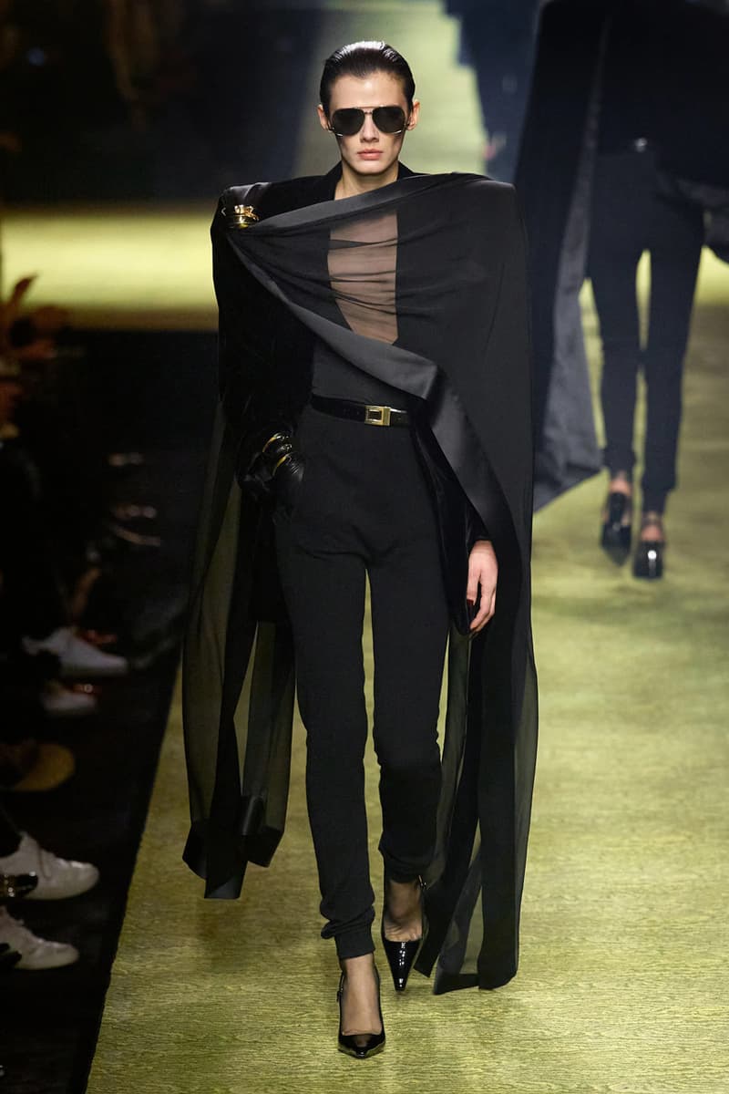 Saint Laurent Winter 2023 Runway Show Anthony Vaccarello Paris Fashion Week FW23 Collection Womenswear PFW