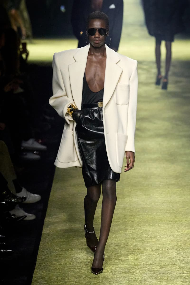 Saint Laurent Winter 2023 Runway Show Anthony Vaccarello Paris Fashion Week FW23 Collection Womenswear PFW