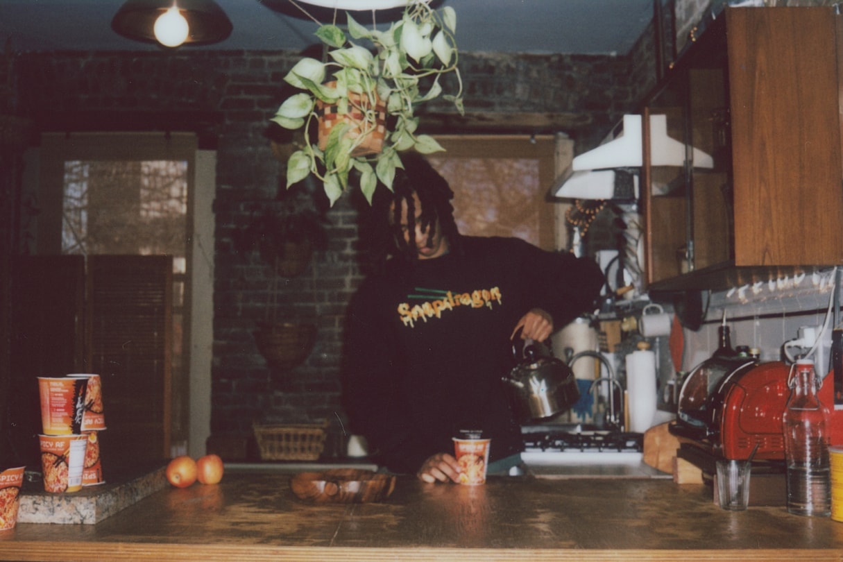 Snapdragon and Carrots Sweatshirt Collaboration black orange green streetwear hypebeast giveaway instant noodles ramen soo