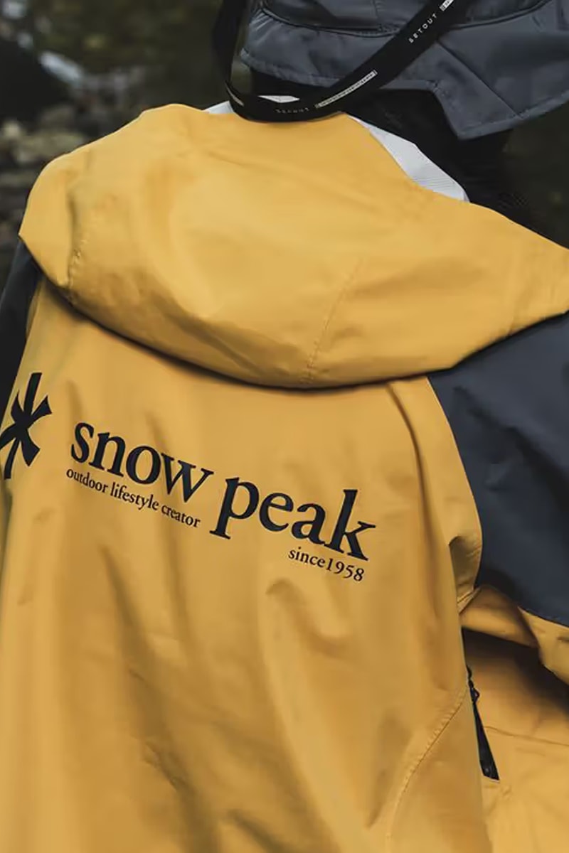 Snow Peak Black Toned Trout Edition Nylon Vest Snow Peak