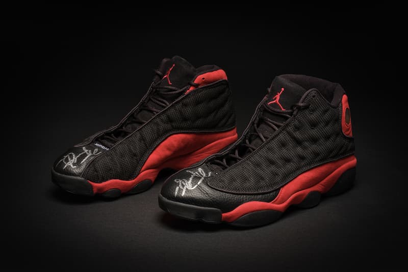 Michael Jordan's 1998 NBA Finals Sneakers Are Hitting the Auction Block sothebys air jordan 13 the last dance chicago bulls nike world record aj13