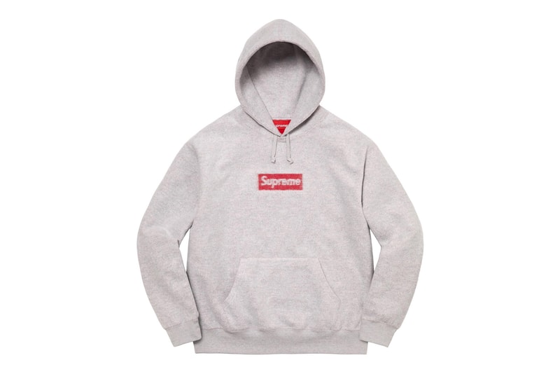 supreme inside out box logo hoodie black red green grey brushed asspizza official release date info photos price store list buying guide