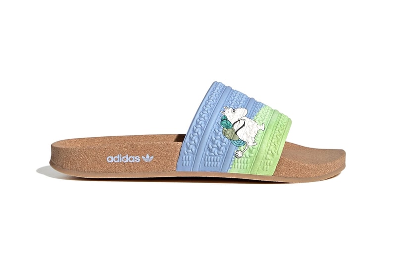 Moomin x adidas Stan Smith Collaboration ID6646 release tove jansson hippopotamus japan anime finnish comic strip character ID4207 adilette slide HQ8949 hypeturf adventure Nizza High ID4205