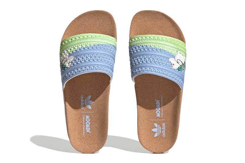 Moomin x adidas Stan Smith Collaboration ID6646 release tove jansson hippopotamus japan anime finnish comic strip character ID4207 adilette slide HQ8949 hypeturf adventure Nizza High ID4205