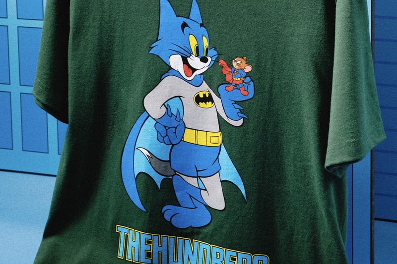 The Hundreds x Warner Bros. Mashups Collection Evokes Feelings of Nostalgia looney tunes bugs bunny superman wile e coyote batman daffy duck porky pig lola bunny marvin the martian elmer fudd tom and jerry tasmania devil dc multiverse looney tunes