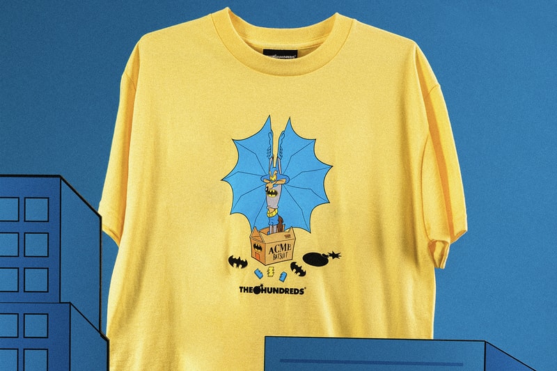 The Hundreds x Warner Bros. Mashups Collection Evokes Feelings of Nostalgia looney tunes bugs bunny superman wile e coyote batman daffy duck porky pig lola bunny marvin the martian elmer fudd tom and jerry tasmania devil dc multiverse looney tunes