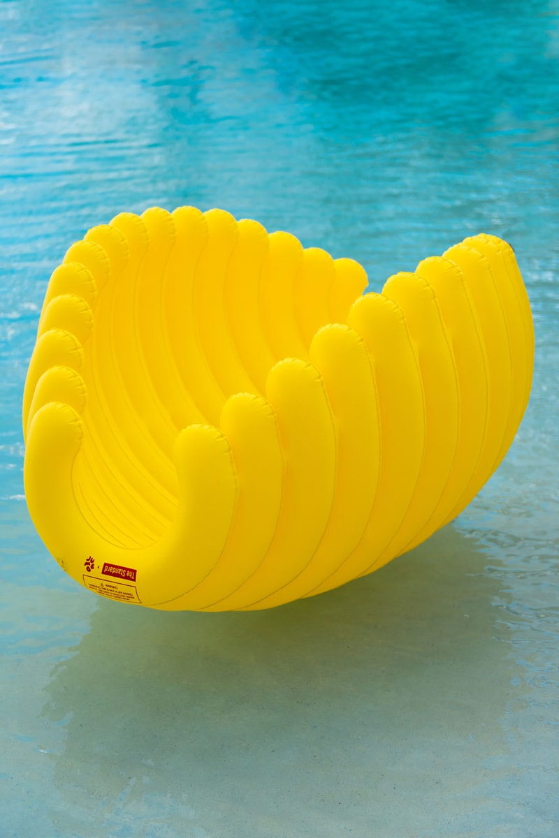 The Standard Hotel Jumbo Swimming Pool Inflatable Design Pasta Italian Lasagna Macaroni Food 