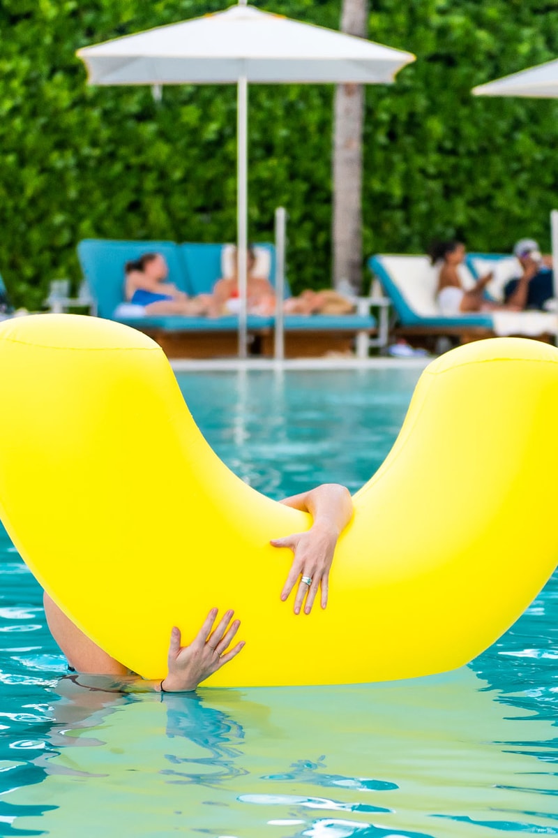 The Standard Hotel Jumbo Swimming Pool Inflatable Design Pasta Italian Lasagna Macaroni Food 