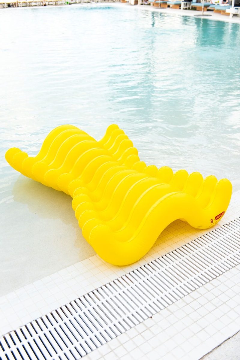 The Standard Hotel Jumbo Swimming Pool Inflatable Design Pasta Italian Lasagna Macaroni Food 