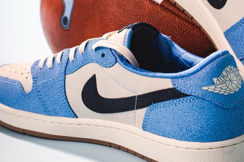 UNC Football Unveils Air Jordan 1 Low OG PE Collaboration jordan brand aj1 suede swoosh nike university of north carolina chapel hill