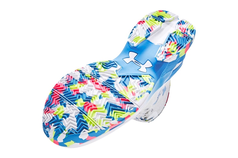 Under Armour Brings Back the Curry 2 "Splash Party" in Celebration of Steph's Birthday 3026282-100 steph curry basketball golden state warriors nba threes shooting running shoes sneakers