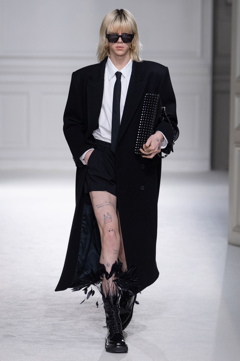 Valentino Fall Winter 2023 "Black Tie" Collection Runway Show Pierpaolo Piccioli Paris Fashion Week FW23 PFW Mens Womens Rock Stud