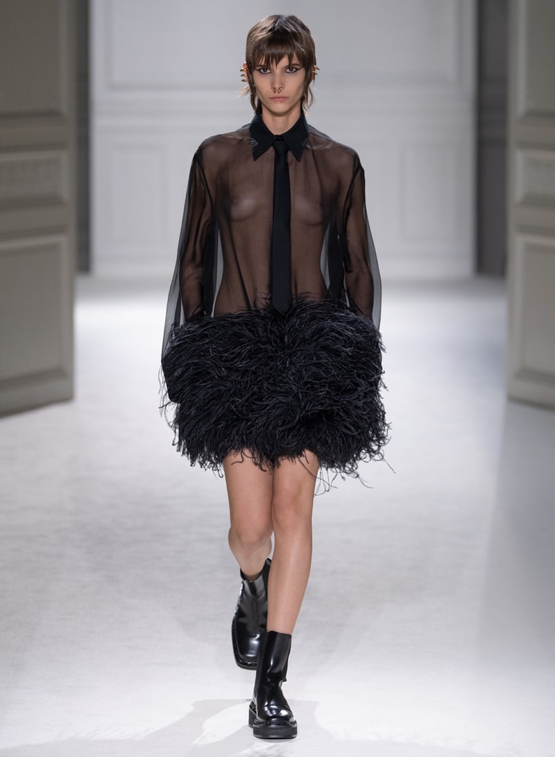 Valentino Fall Winter 2023 "Black Tie" Collection Runway Show Pierpaolo Piccioli Paris Fashion Week FW23 PFW Mens Womens Rock Stud