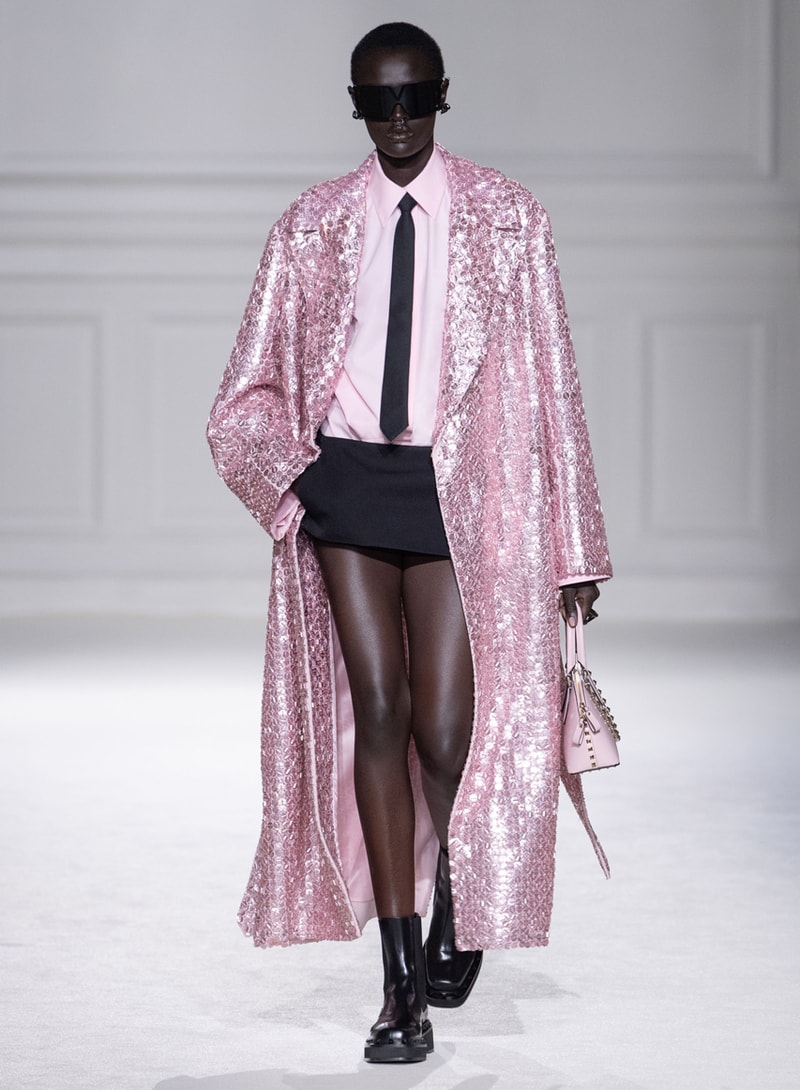 Valentino Fall Winter 2023 "Black Tie" Collection Runway Show Pierpaolo Piccioli Paris Fashion Week FW23 PFW Mens Womens Rock Stud