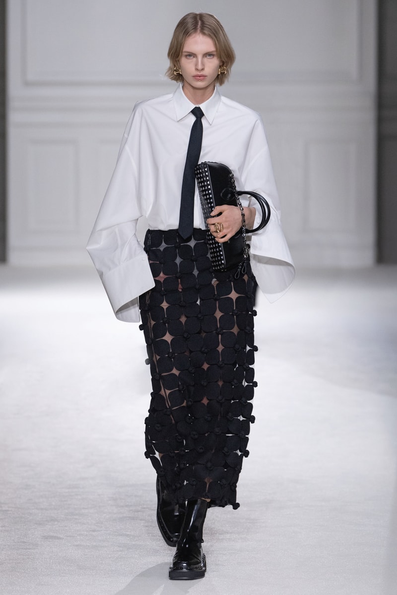 Valentino Fall Winter 2023 "Black Tie" Collection Runway Show Pierpaolo Piccioli Paris Fashion Week FW23 PFW Mens Womens Rock Stud