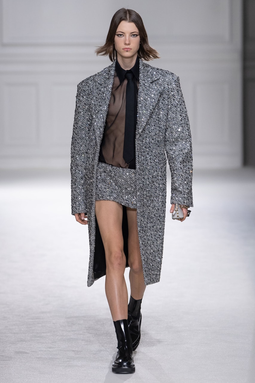 Valentino Fall Winter 2023 "Black Tie" Collection Runway Show Pierpaolo Piccioli Paris Fashion Week FW23 PFW Mens Womens Rock Stud