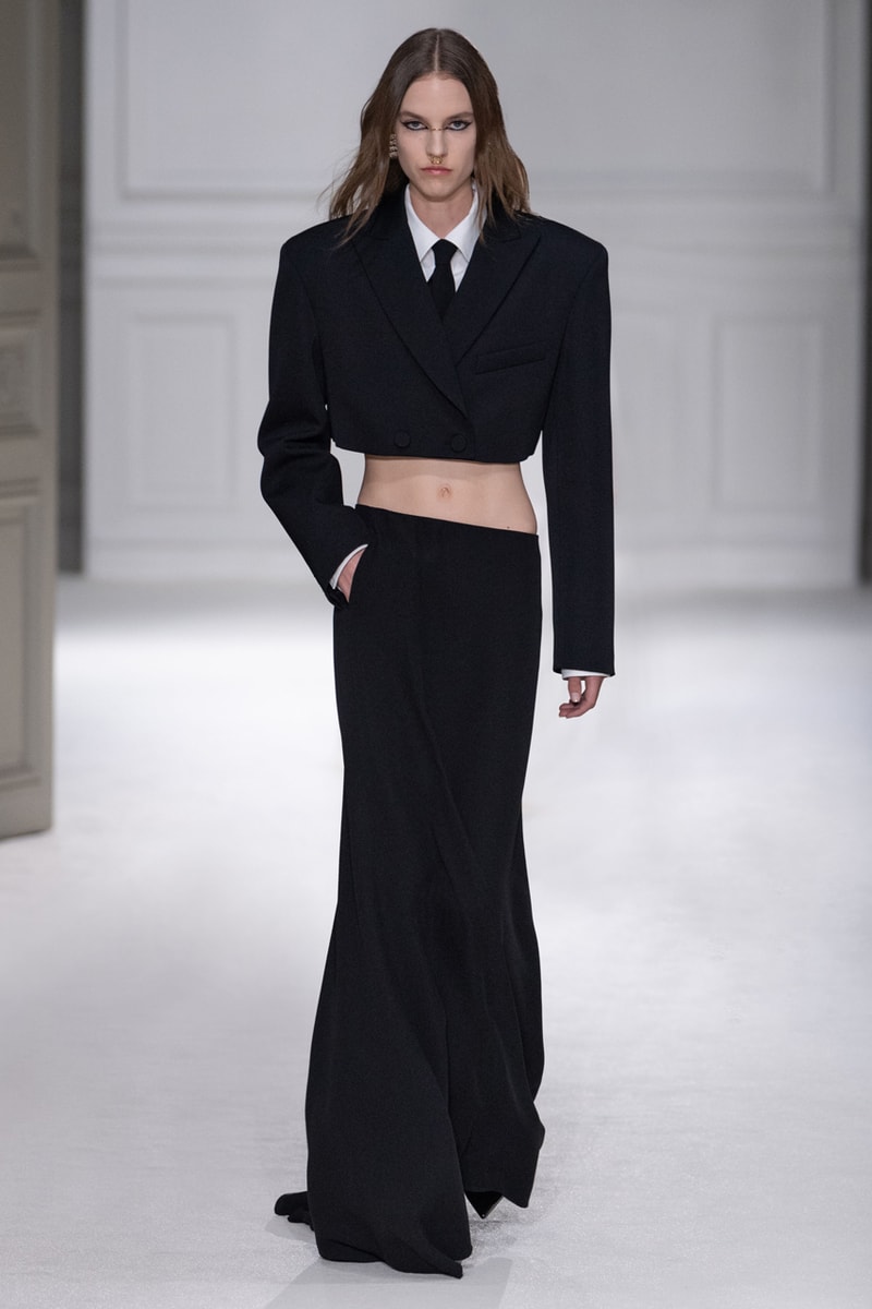 Valentino Fall Winter 2023 "Black Tie" Collection Runway Show Pierpaolo Piccioli Paris Fashion Week FW23 PFW Mens Womens Rock Stud