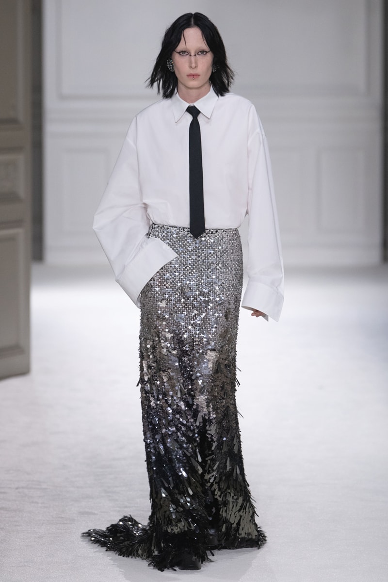 Valentino Fall Winter 2023 "Black Tie" Collection Runway Show Pierpaolo Piccioli Paris Fashion Week FW23 PFW Mens Womens Rock Stud