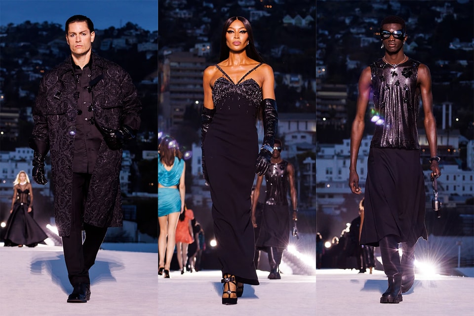 At Versace's Fall Winter '21 Show, Go Big Or Go Home
