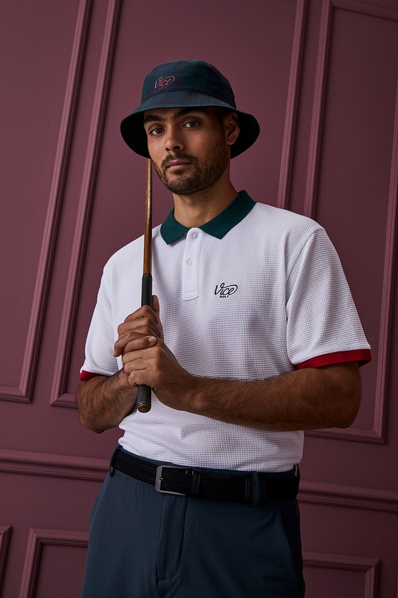 vice golf 2023 apparel collection spring summer clothing polo shirt pants jacket hat pullover