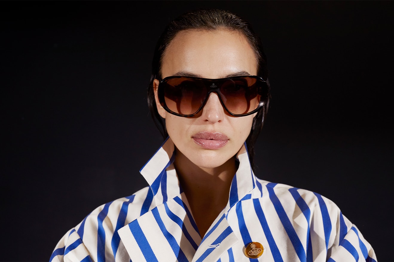 Vivienne Westwood Sun Collection 2023 Release Information details eyewear glasses sunglasses menswear womenswear exclusive Marcello Mastroianni Johnny Hallyday Michael Caine Adriano Celentano
