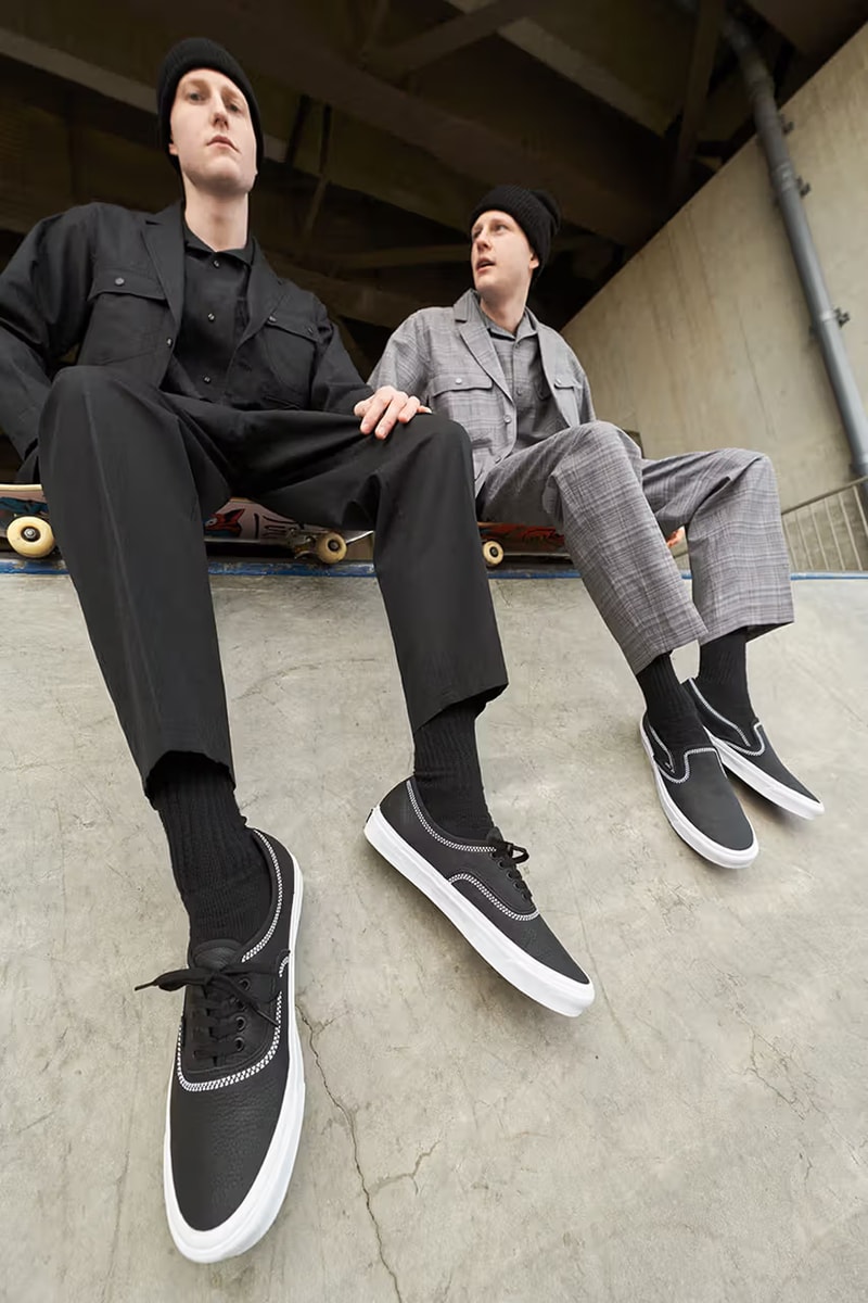 white mountaineering vans sneakers authentic classic slip on release info date price